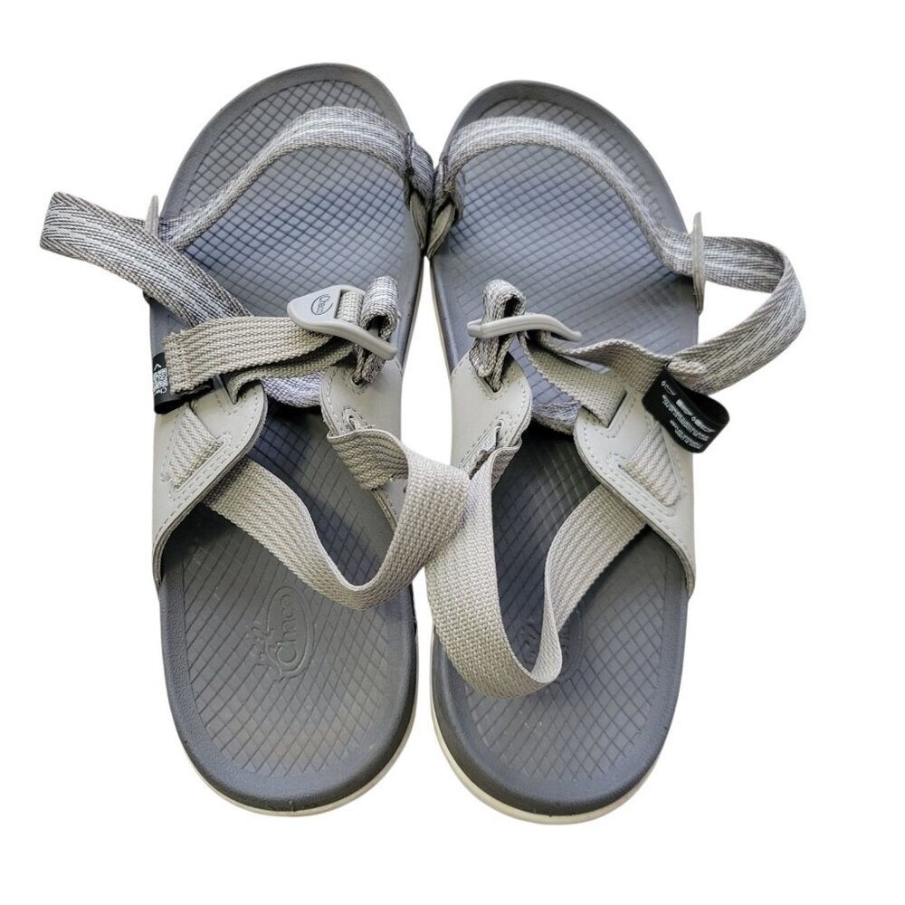 Chaco Sandals Women's 9 Gray Beige Lowdown Strappy
